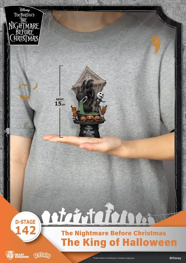 Nightmare before Christmas D-Stage The King of Halloween PVC Diorama szobor figura 15 cm termékfotó