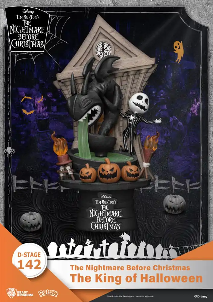 Nightmare before Christmas D-Stage The King of Halloween PVC Diorama szobor figura 15 cm termékfotó