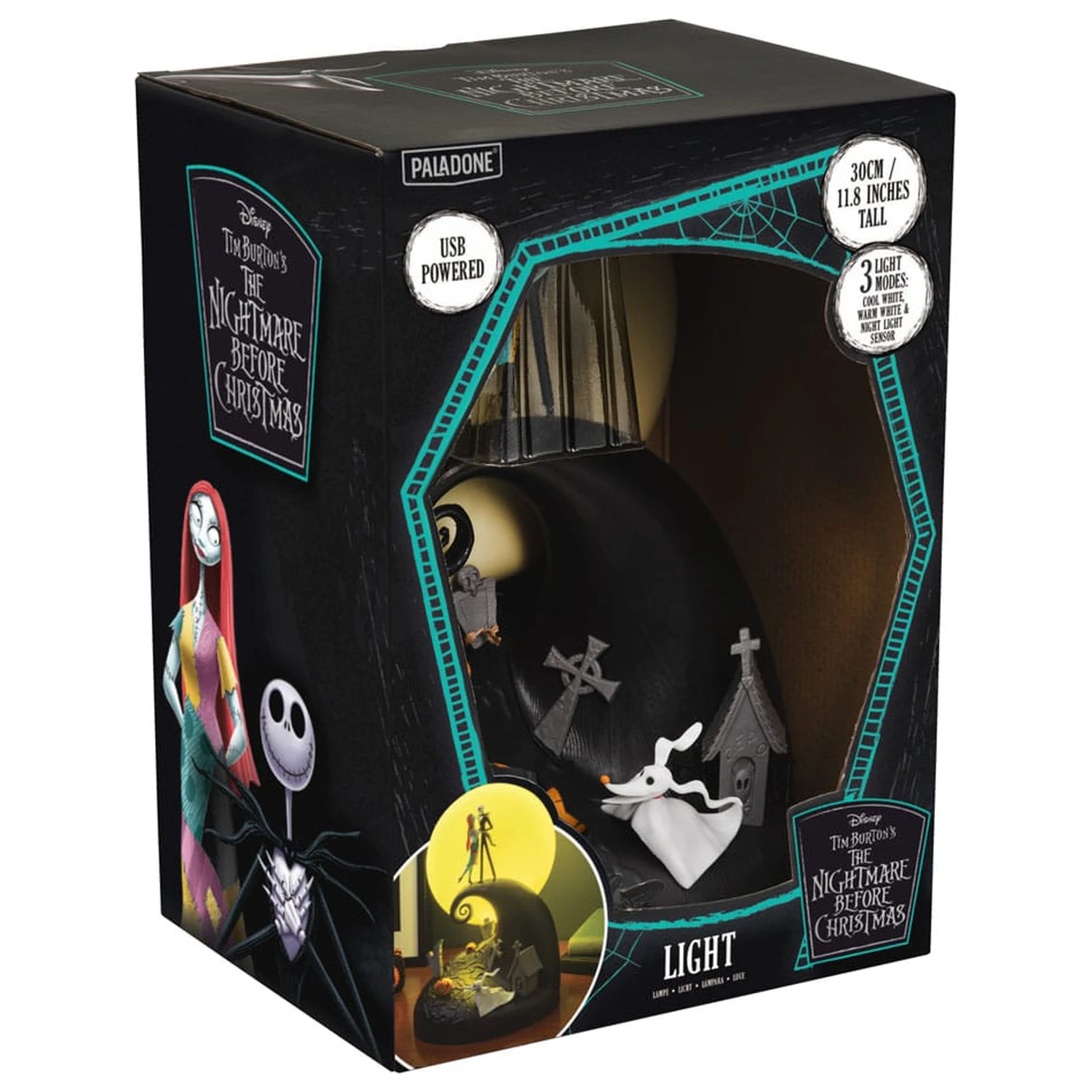 Nightmare before Christmas Diorama lámpa Jack & Sally termékfotó