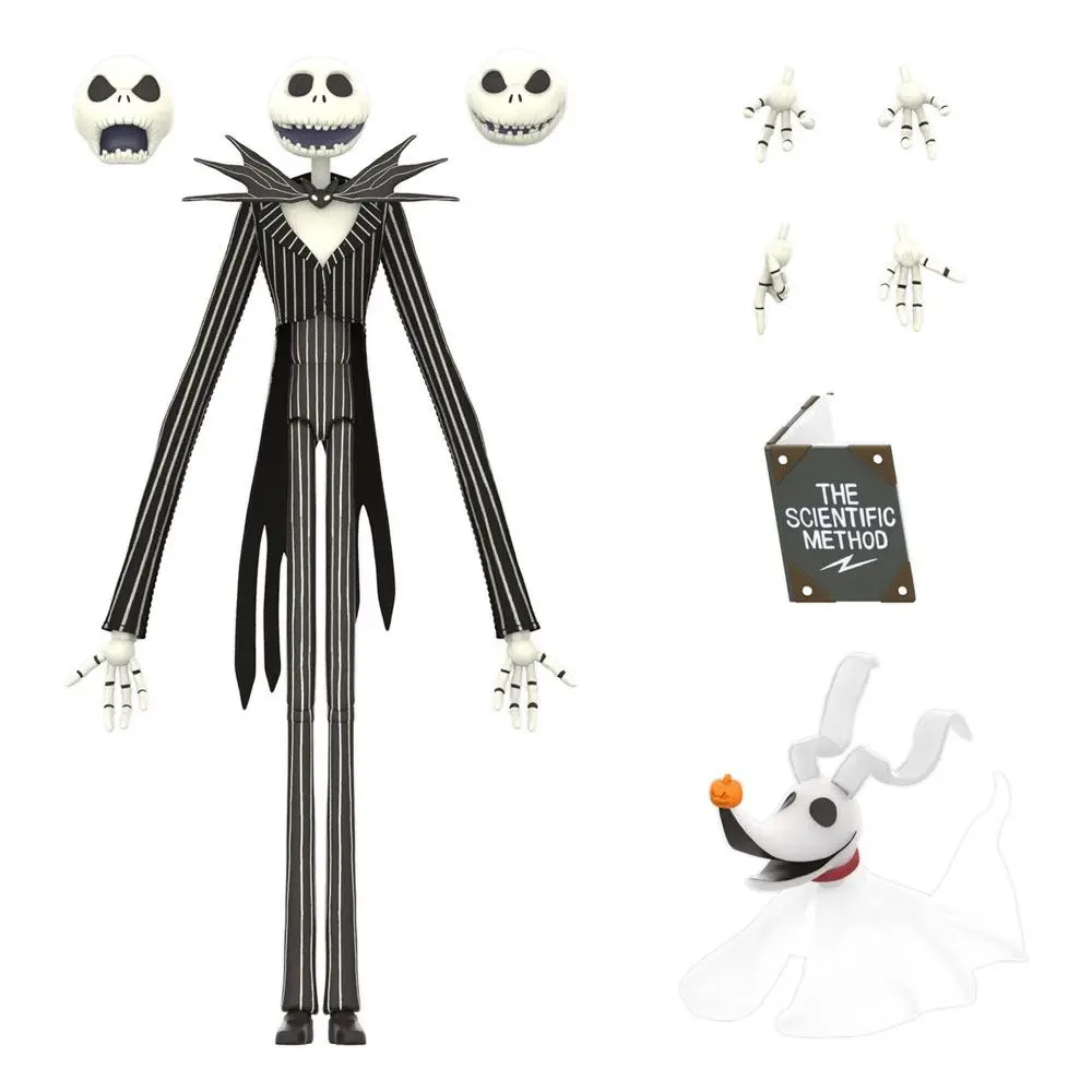 Nightmare Before Christmas Disney Ultimates Jack Skellington akciófigura 18 cm termékfotó