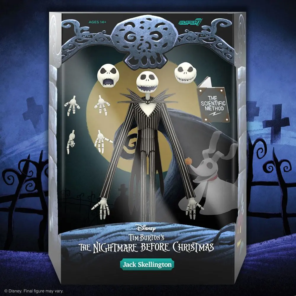 Nightmare Before Christmas Disney Ultimates Jack Skellington akciófigura 18 cm termékfotó