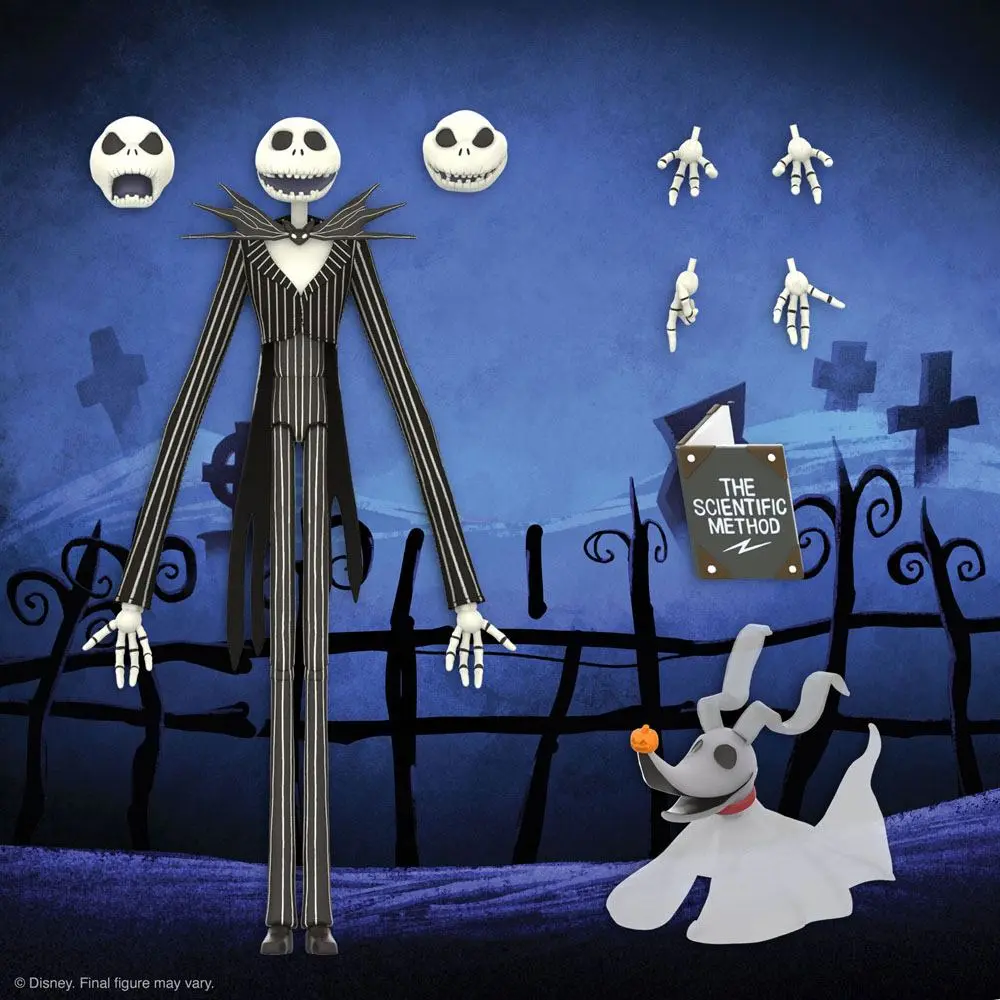 Nightmare Before Christmas Disney Ultimates Jack Skellington akciófigura 18 cm termékfotó