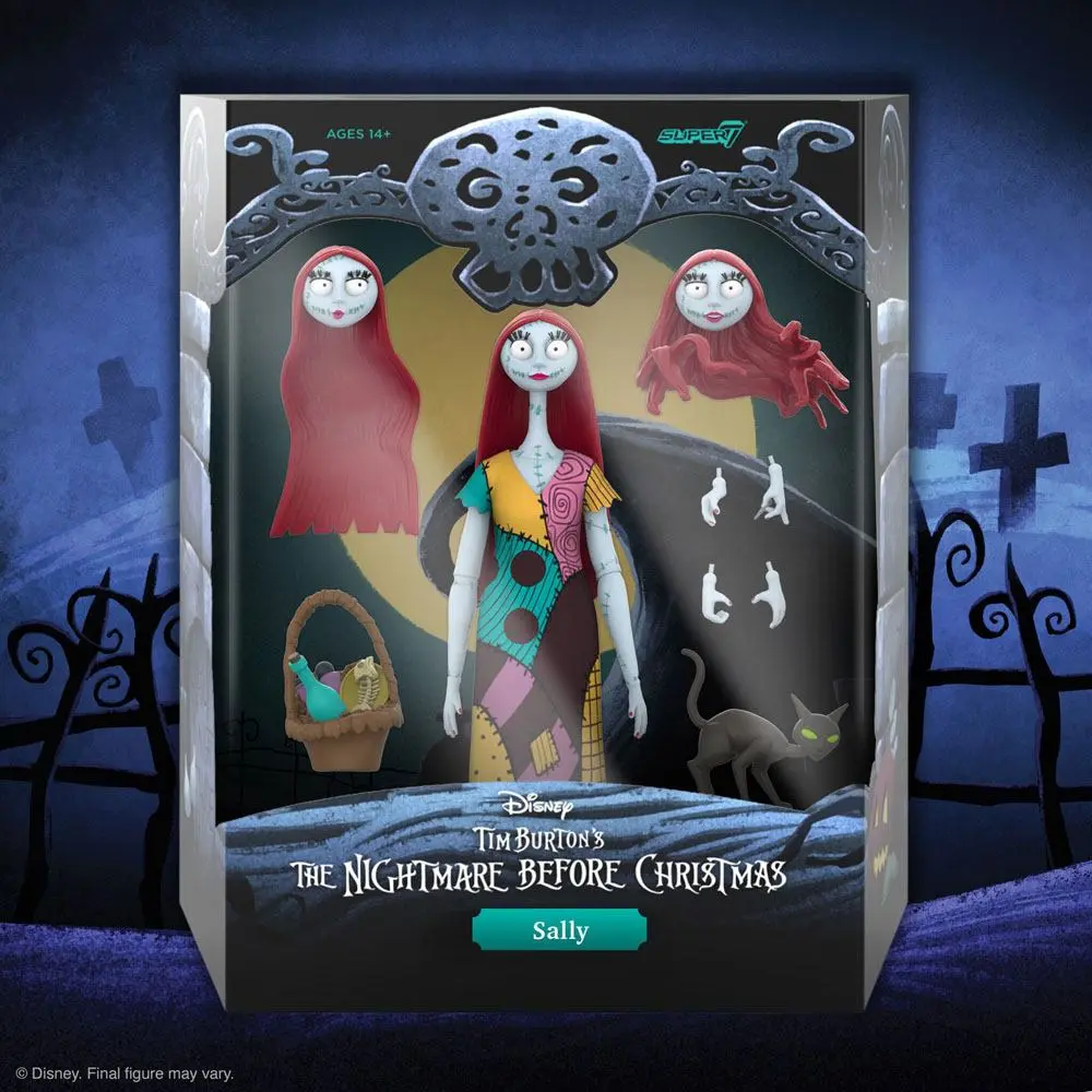 Nightmare Before Christmas Disney Ultimates Sally akciófigura 18 cm termékfotó
