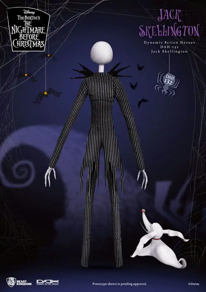 Nightmare before Christmas Dynamic 8ction Heroes 1/9 Jack akciófigura 21 cm termékfotó