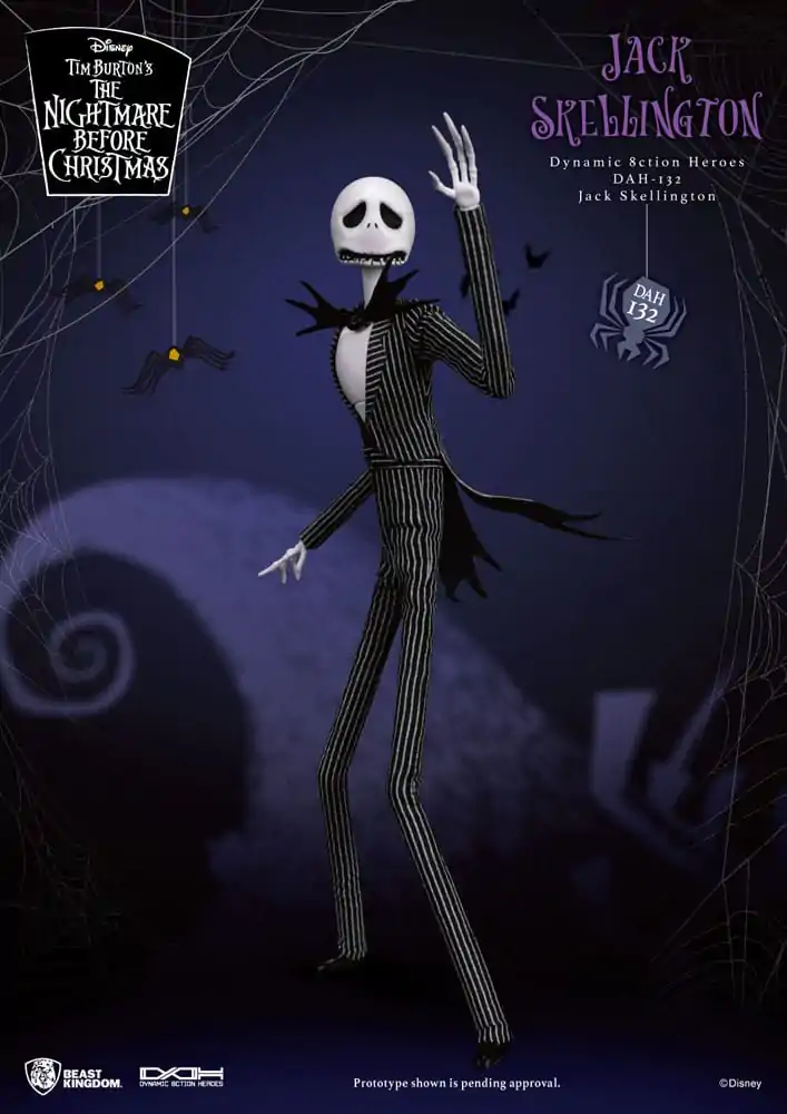 Nightmare before Christmas Dynamic 8ction Heroes 1/9 Jack akciófigura 21 cm termékfotó