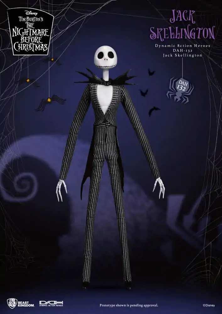 Nightmare before Christmas Dynamic 8ction Heroes 1/9 Jack akciófigura 21 cm termékfotó