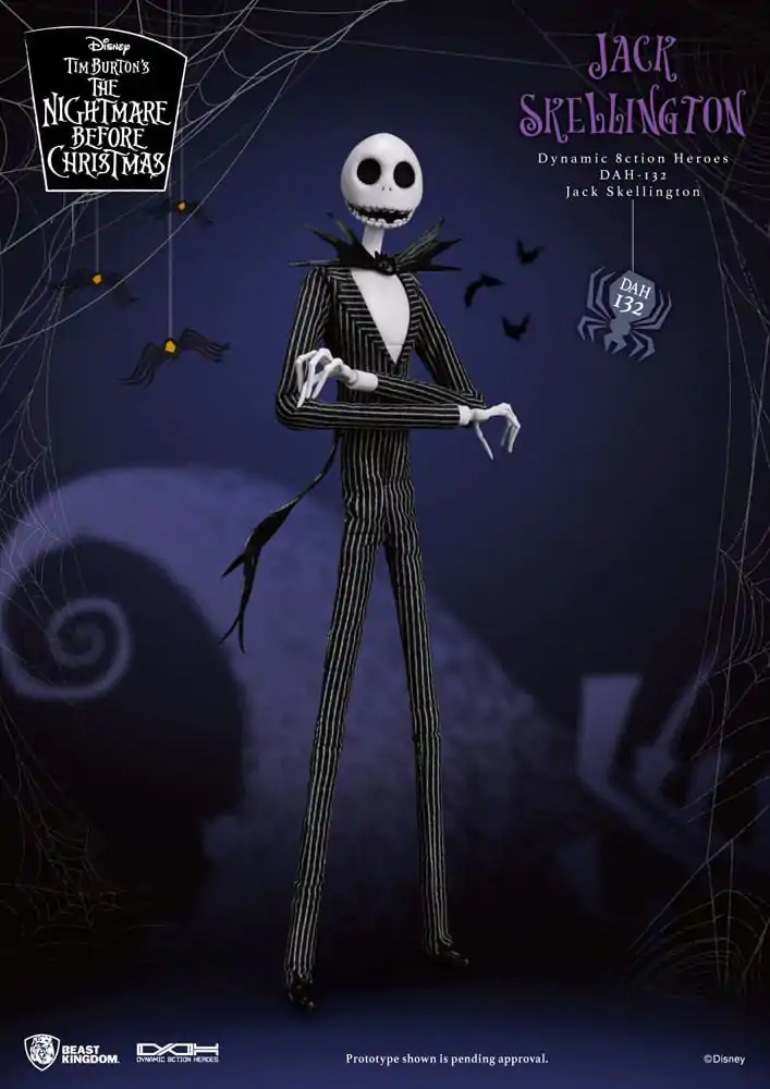 Nightmare before Christmas Dynamic 8ction Heroes 1/9 Jack akciófigura 21 cm termékfotó