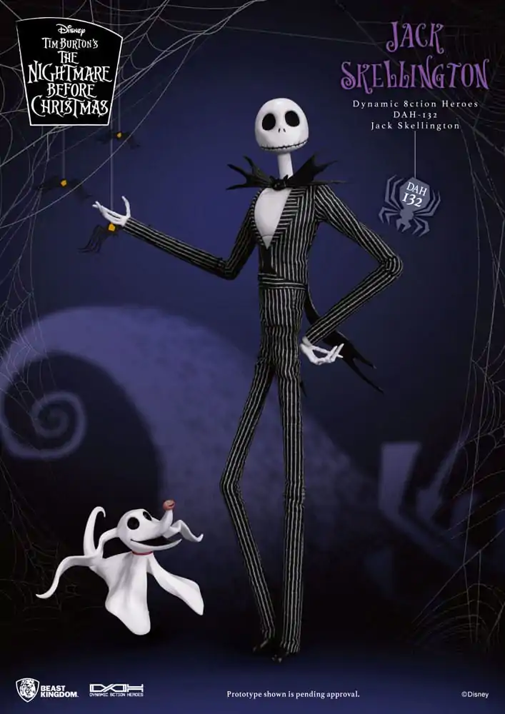 Nightmare before Christmas Dynamic 8ction Heroes 1/9 Jack akciófigura 21 cm termékfotó