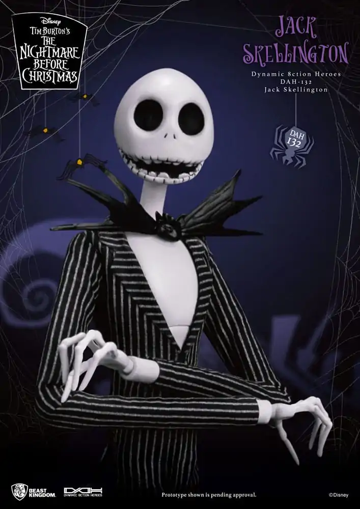 Nightmare before Christmas Dynamic 8ction Heroes 1/9 Jack akciófigura 21 cm termékfotó