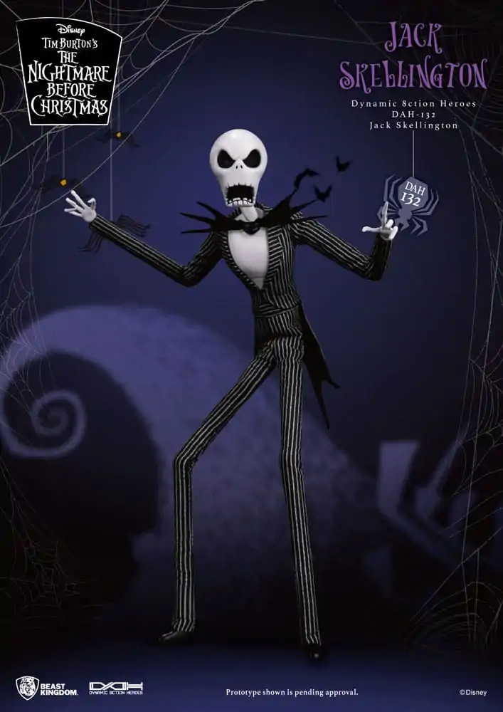 Nightmare before Christmas Dynamic 8ction Heroes 1/9 Jack akciófigura 21 cm termékfotó