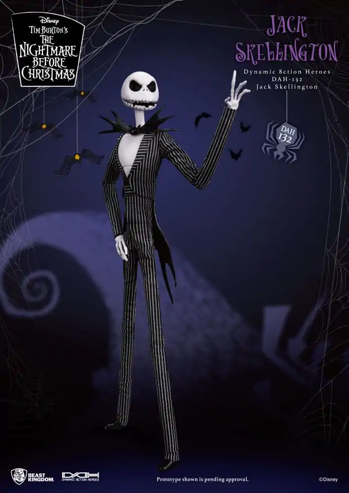 Nightmare before Christmas Dynamic 8ction Heroes 1/9 Jack akciófigura 21 cm termékfotó