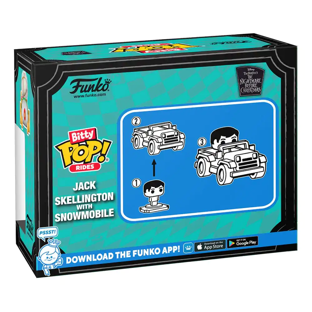 Nightmare before Christmas Funko POP! Rides Vinyl figura Jack Skellington w/Snowmobile 2,5 cm termékfotó