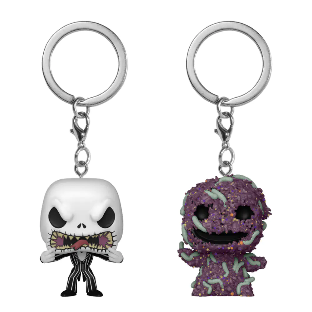 Nightmare Before Christmas Funko POP! Vinyl 2db-os kulcstartó csomag Jack/Oogie 4 cm termékfotó