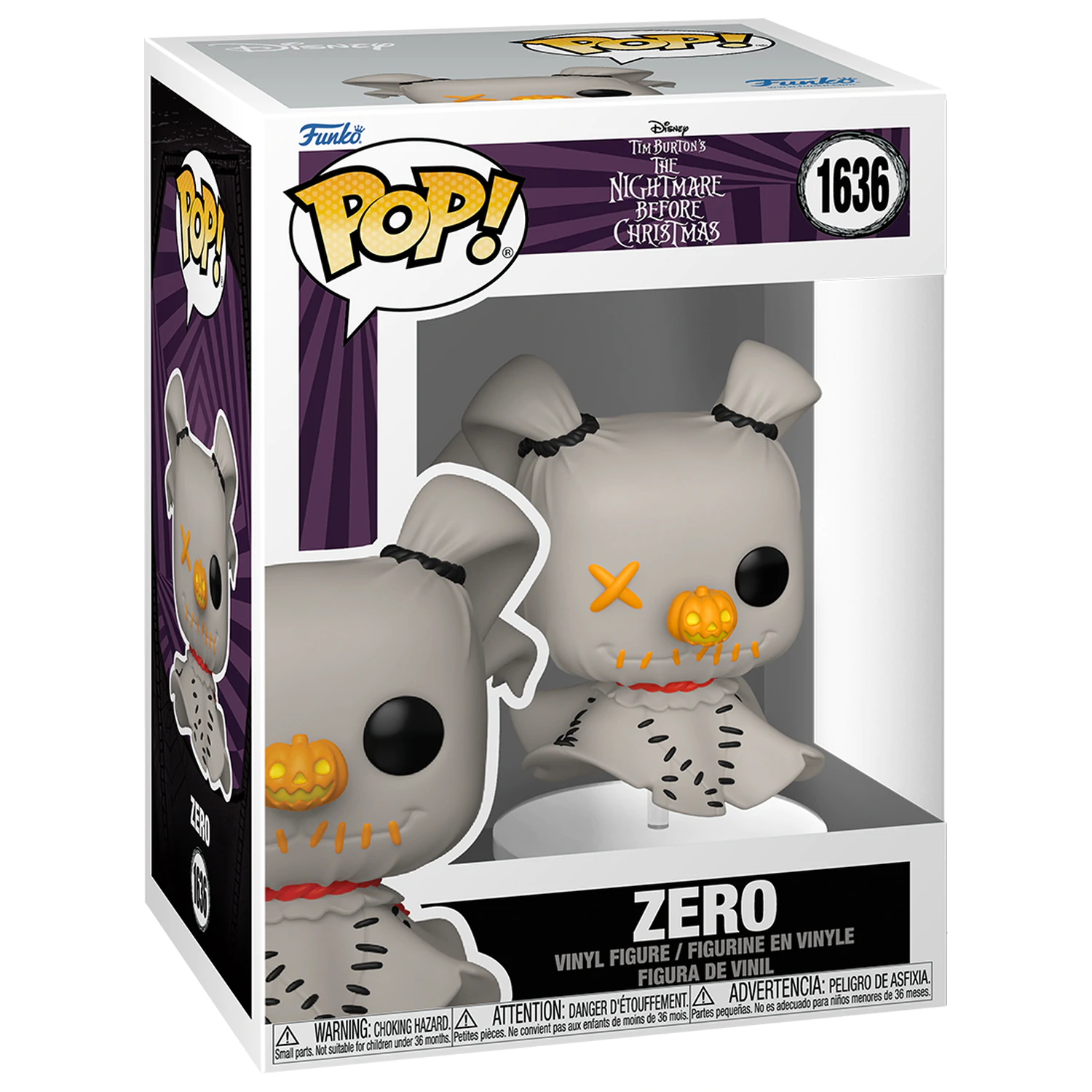 Nightmare Before Christmas Funko POP! Vinyl figura Patchwork - Zero 9 cm termékfotó