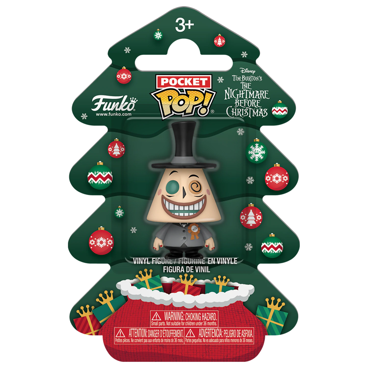 Nightmare before Christmas Holiday 2025 Pocket Funko POP! Vinyl figura Mayor Tree Holiday Box 4 cm termékfotó
