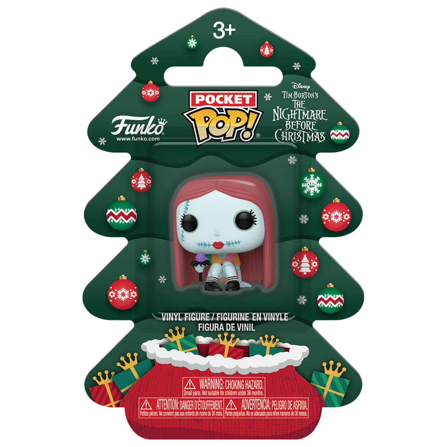Nightmare before Christmas Holiday 2025 Pocket Funko POP! Vinyl figura Sally Tree Holiday Box 4 cm termékfotó