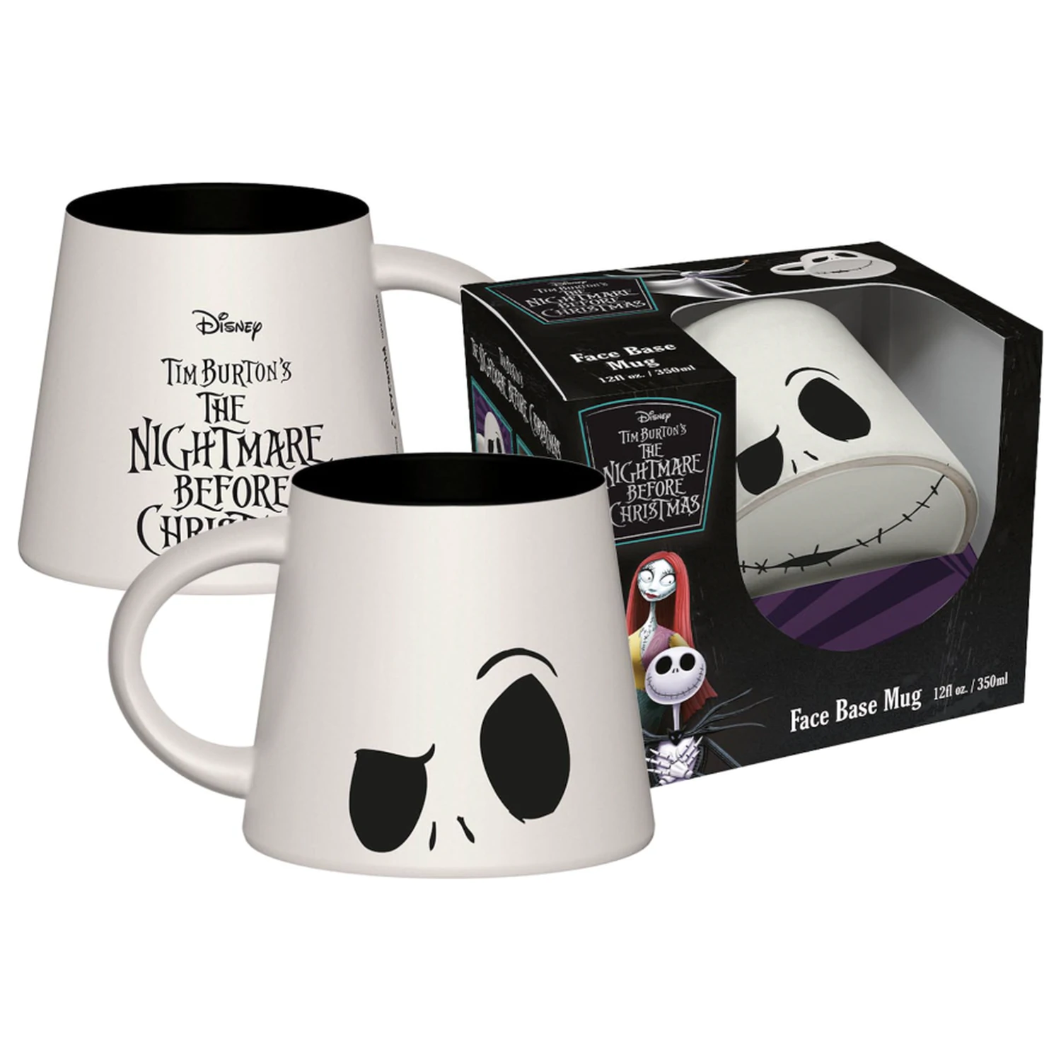 Nightmare Before Christmas Jack Face Base bögre 355ml termékfotó