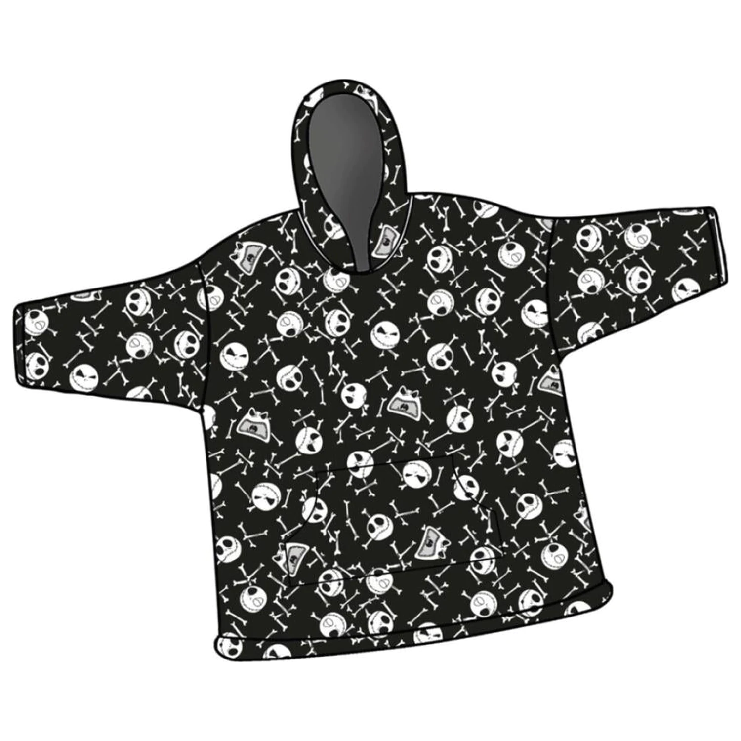 Nightmare Before Christmas Jack Sweat poncsó felnőtt méret termékfotó