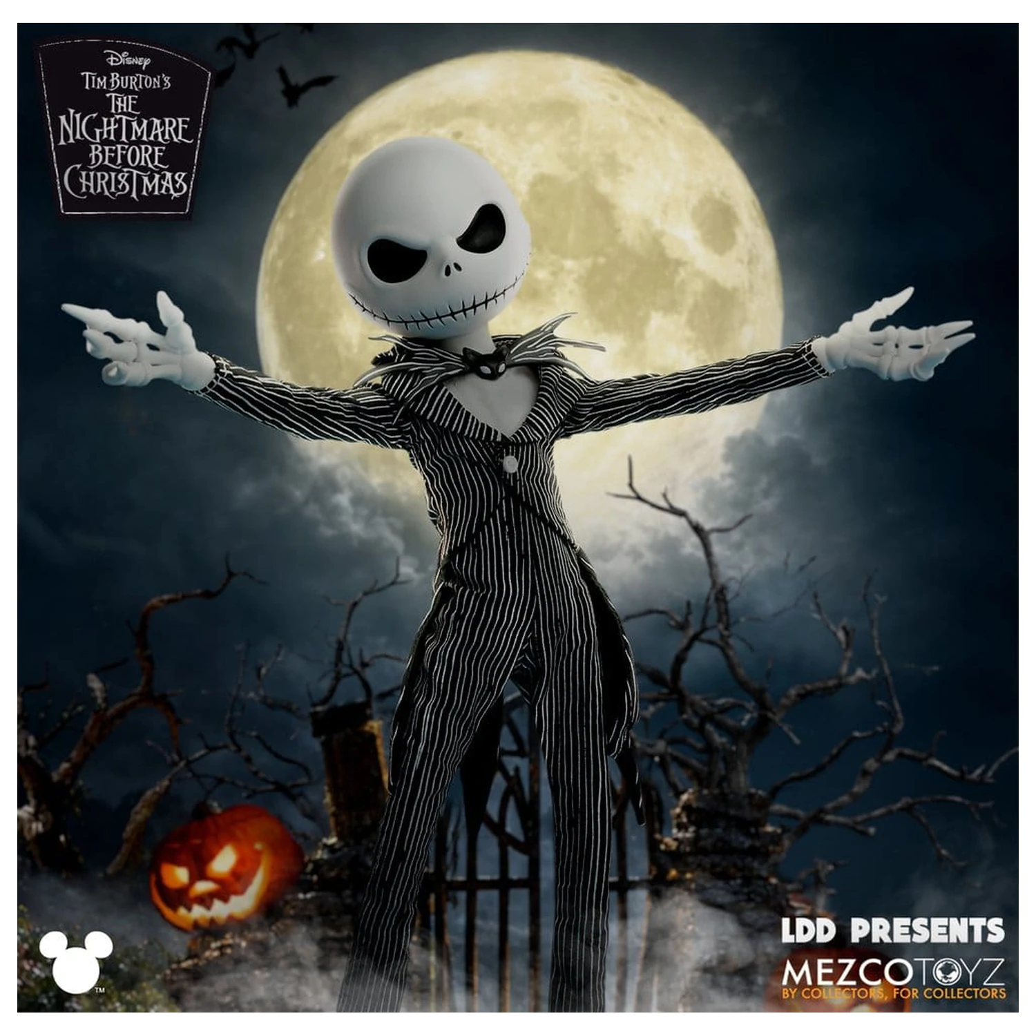 Nightmare Before Christmas LDD Presents Doll Jack Skellington 25 cm termékfotó