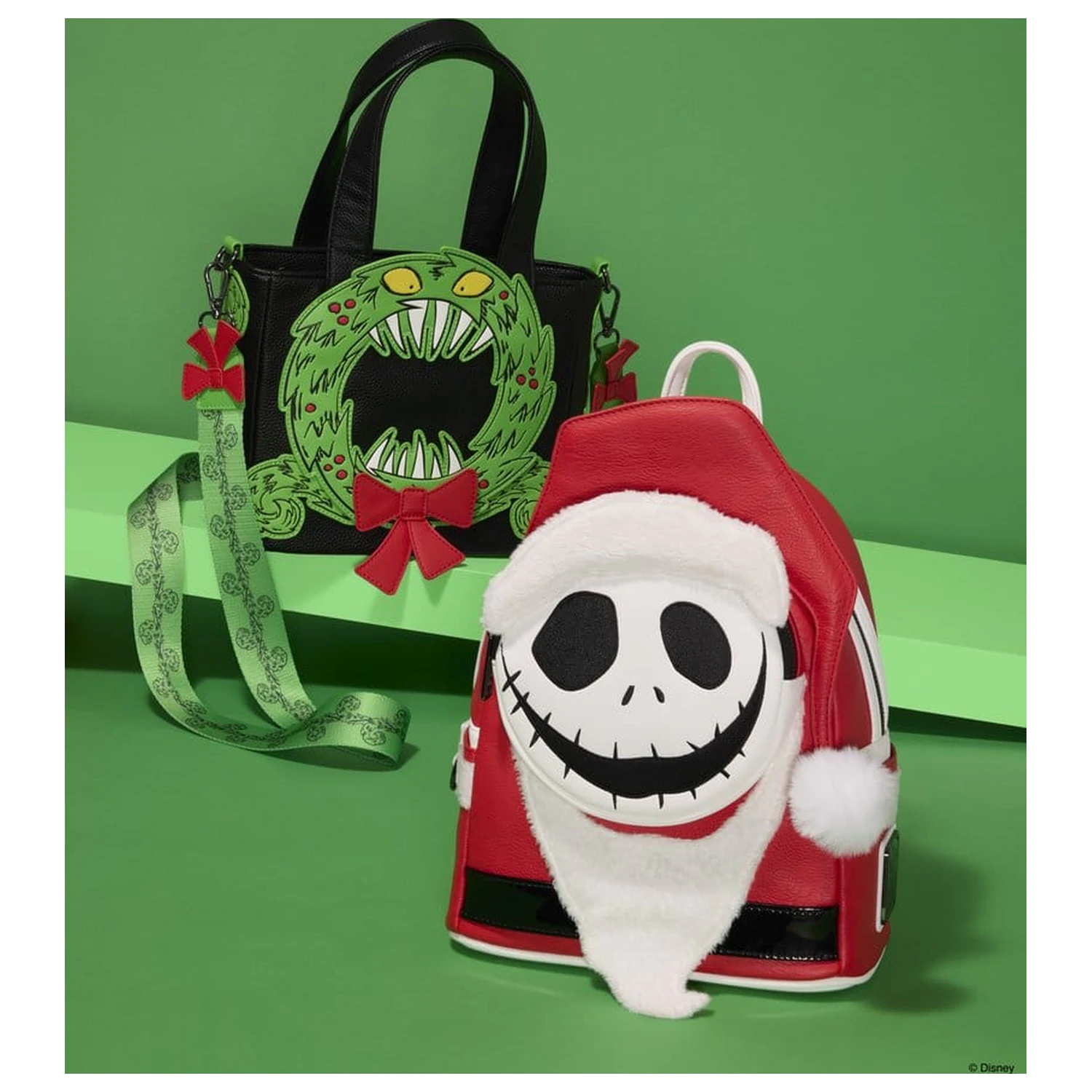 Nightmare before Christmas Man-Eating Wreath keresztpántos táska  termékfotó