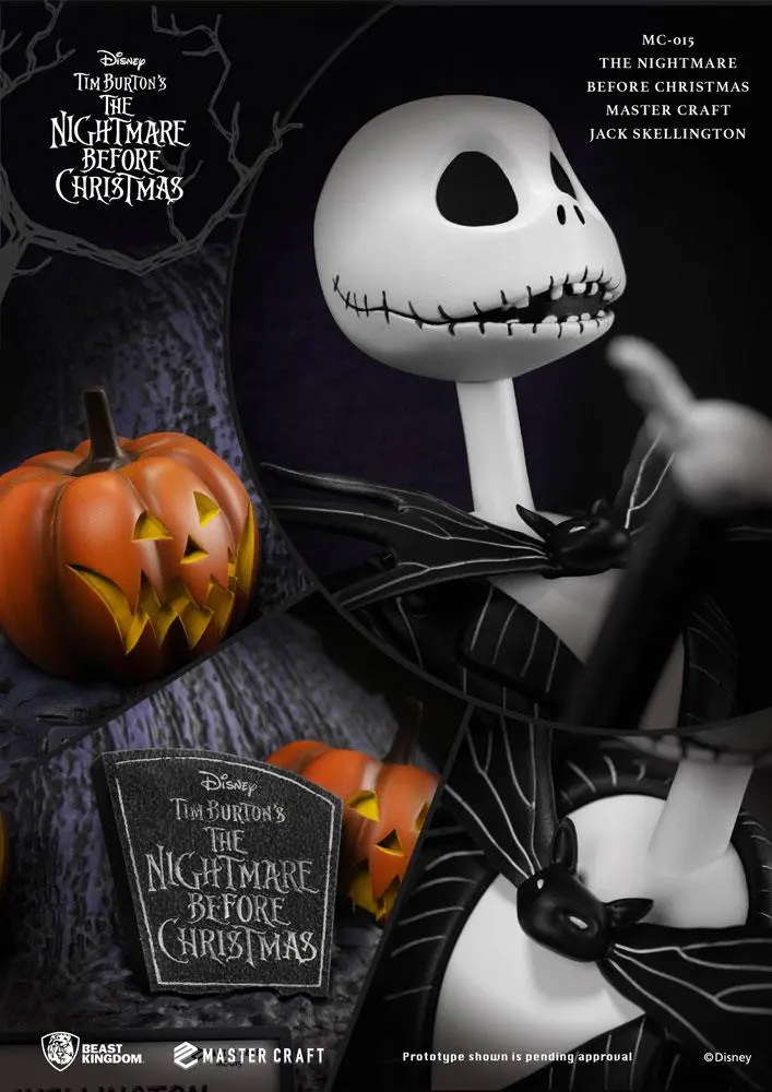 Nightmare Before Christmas Master Craft Jack Skellington szobor figura 40 cm termékfotó