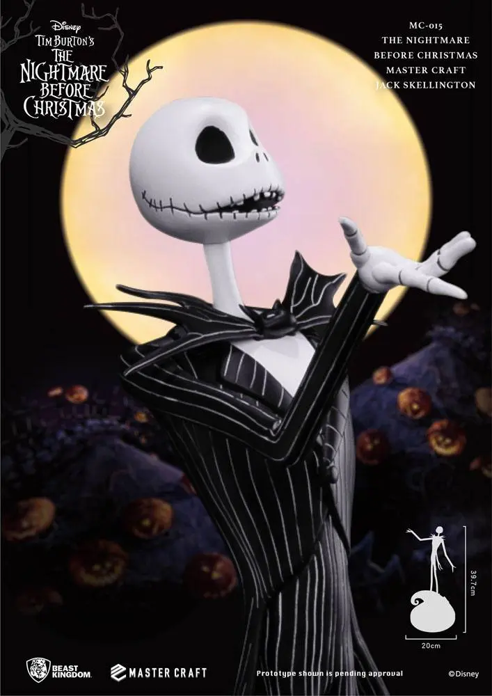 Nightmare Before Christmas Master Craft Jack Skellington szobor figura 40 cm termékfotó
