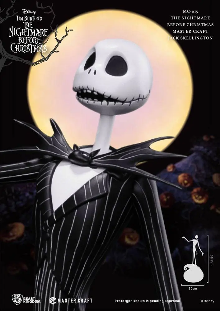 Nightmare Before Christmas Master Craft Jack Skellington szobor figura 40 cm termékfotó