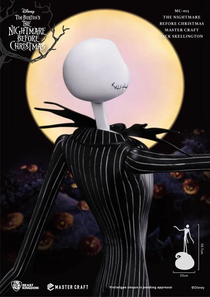 Nightmare Before Christmas Master Craft Jack Skellington szobor figura 40 cm termékfotó