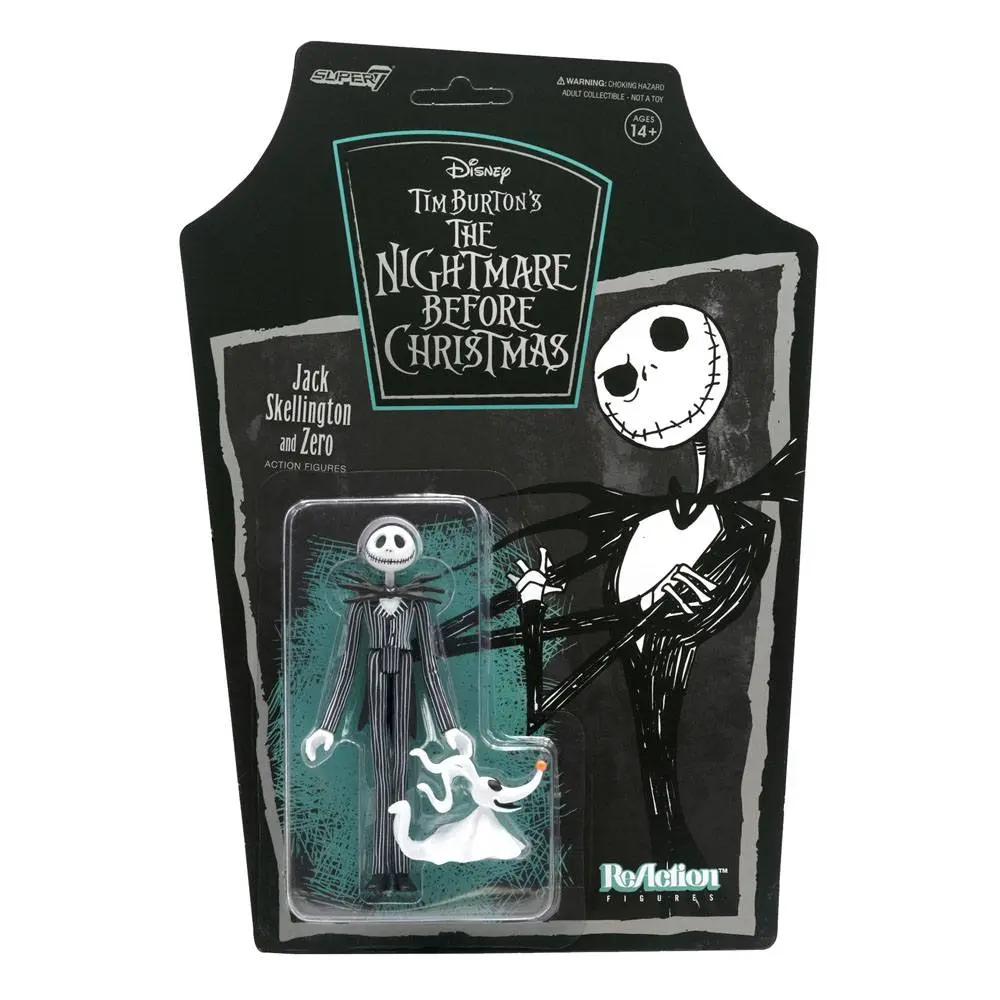 Nightmare Before Christmas ReAction Jack Skellington akciófigura 10 cm termékfotó