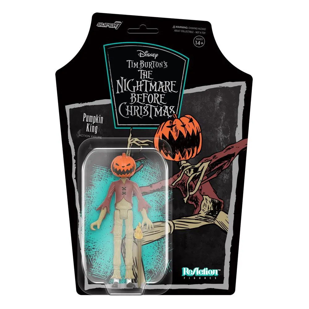 Nightmare Before Christmas ReAction Pumpkin King akciófigura 10 cm termékfotó
