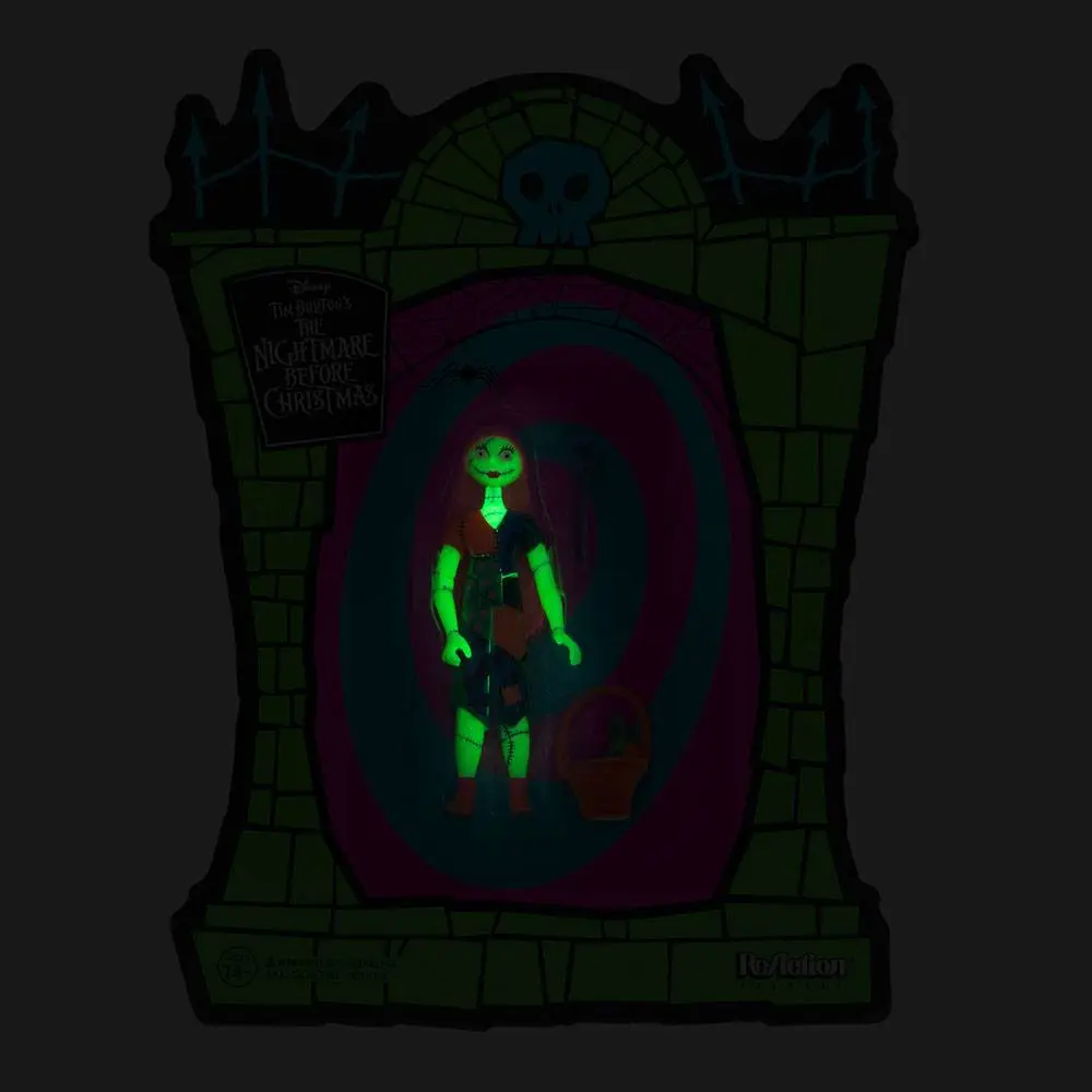 Nightmare Before Christmas ReAction Sally GITD (SDCC 2020) akciófigura 10 cm termékfotó