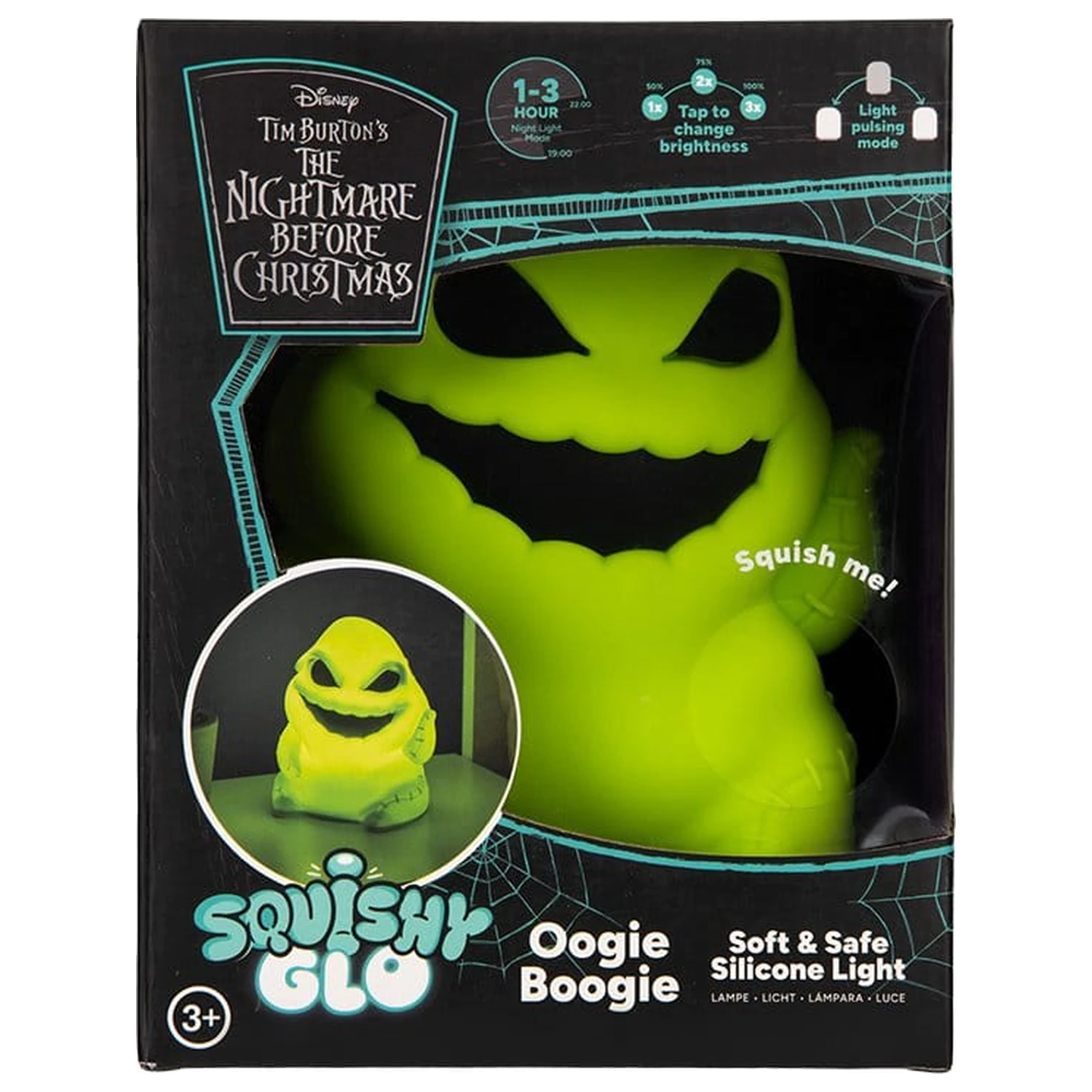 Nightmare Before Christmas SquishyGlo szilikon lámpa Oogie Boogie 16 cm termékfotó