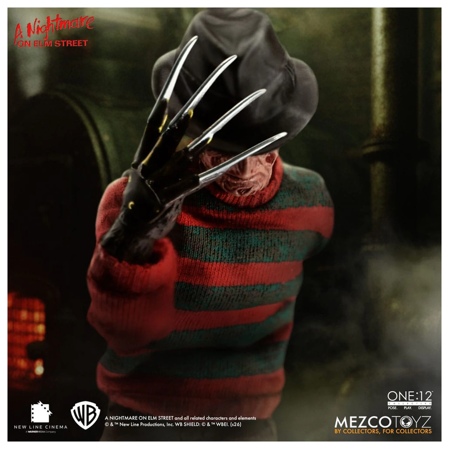 Nightmare On Elm Street 1/12 Freddy Krueger akciófigura 17 cm termékfotó