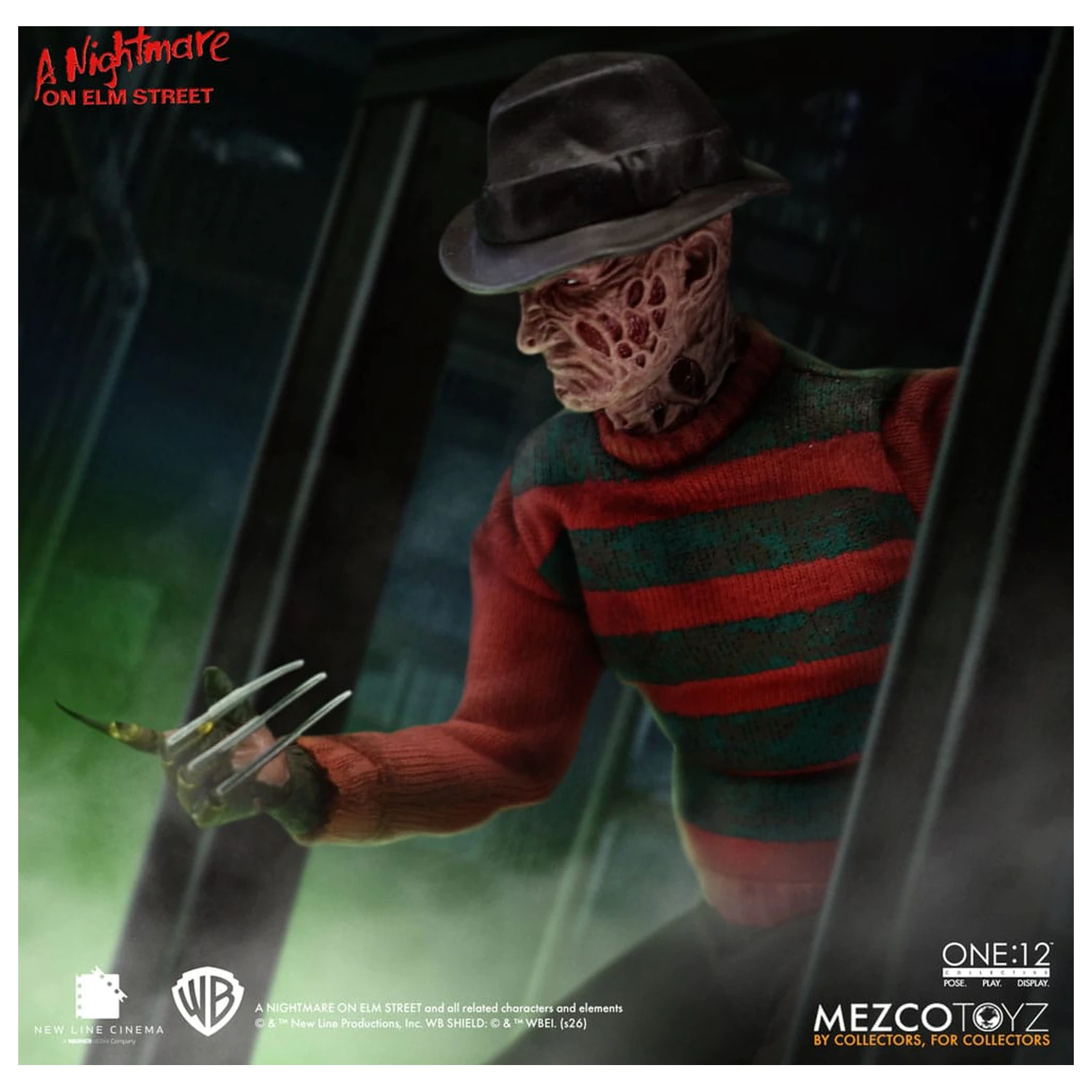 Nightmare On Elm Street 1/12 Freddy Krueger akciófigura 17 cm termékfotó
