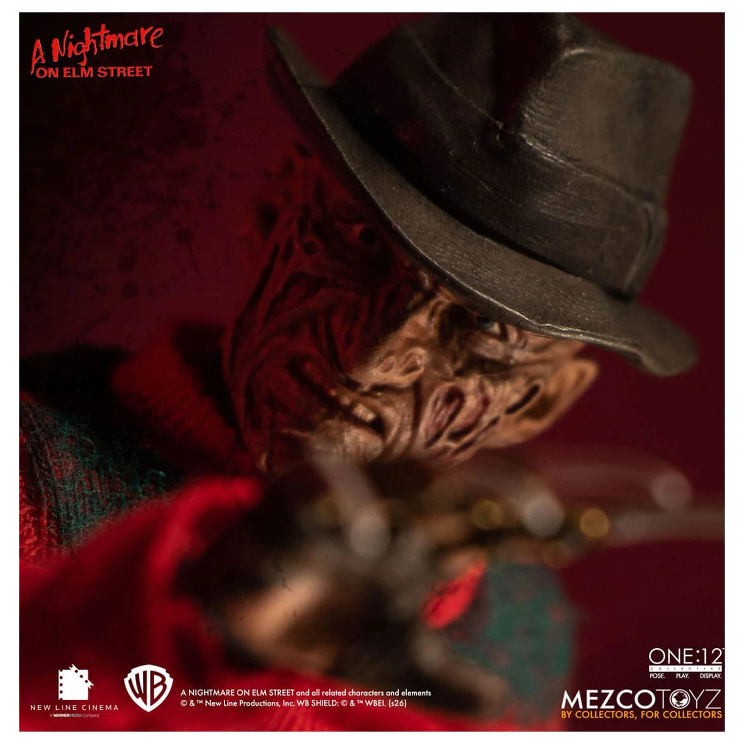 Nightmare On Elm Street 1/12 Freddy Krueger akciófigura 17 cm termékfotó