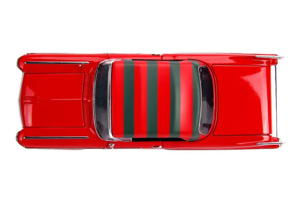 Nightmare on Elm Street Diecast Model American Horror Rides 1/24 1958 Cadillac és figura termékfotó