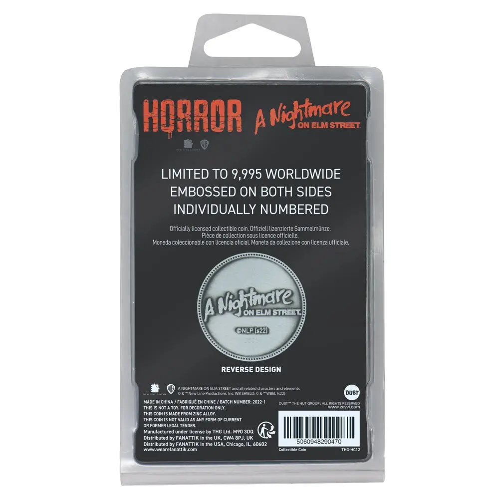 Nightmare on Elm Street Gyűjthető érme Limitált kiadás termékfotó