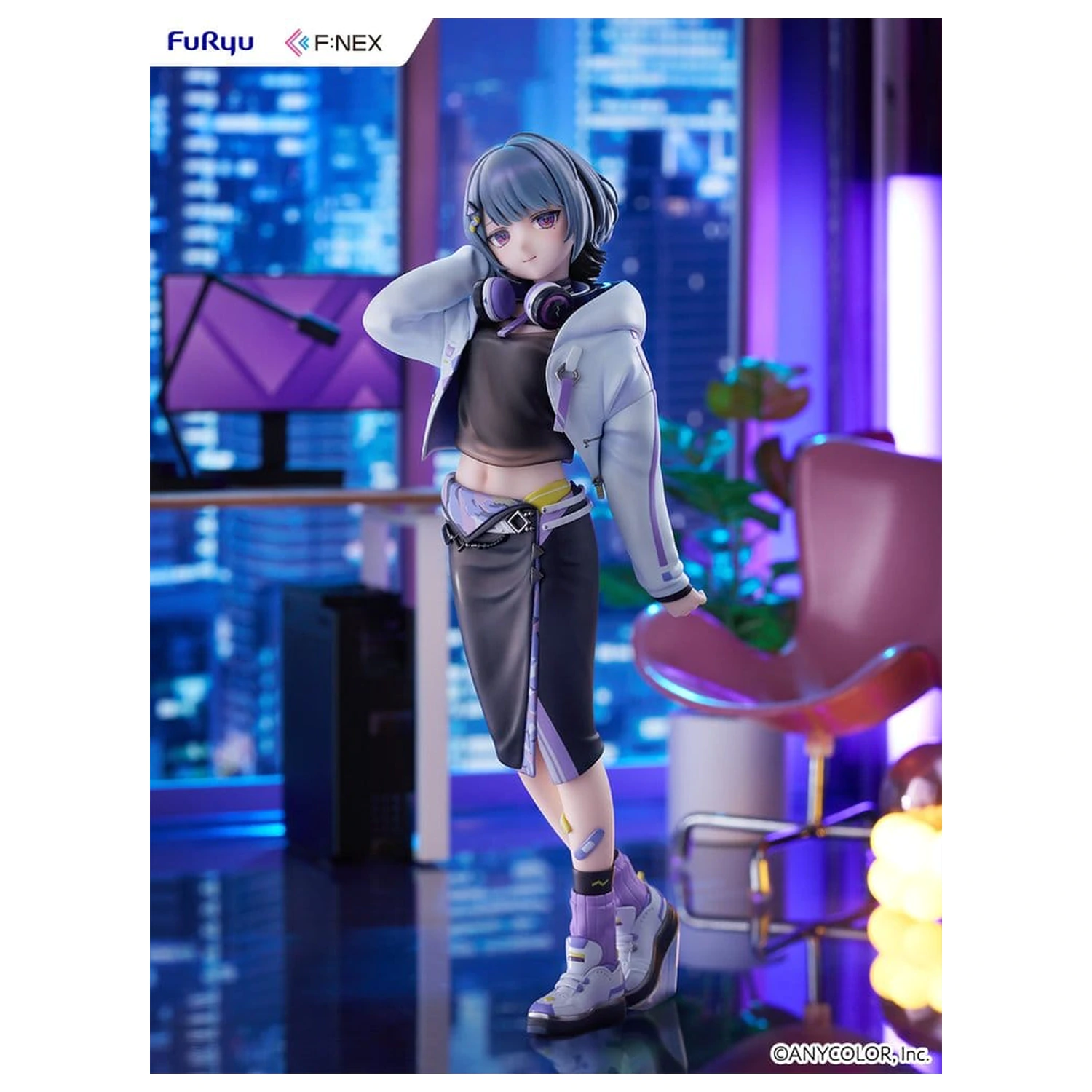 Nijisanji F:NEX 1/7 Koshimizu Toru PVC figura 24 cm termékfotó