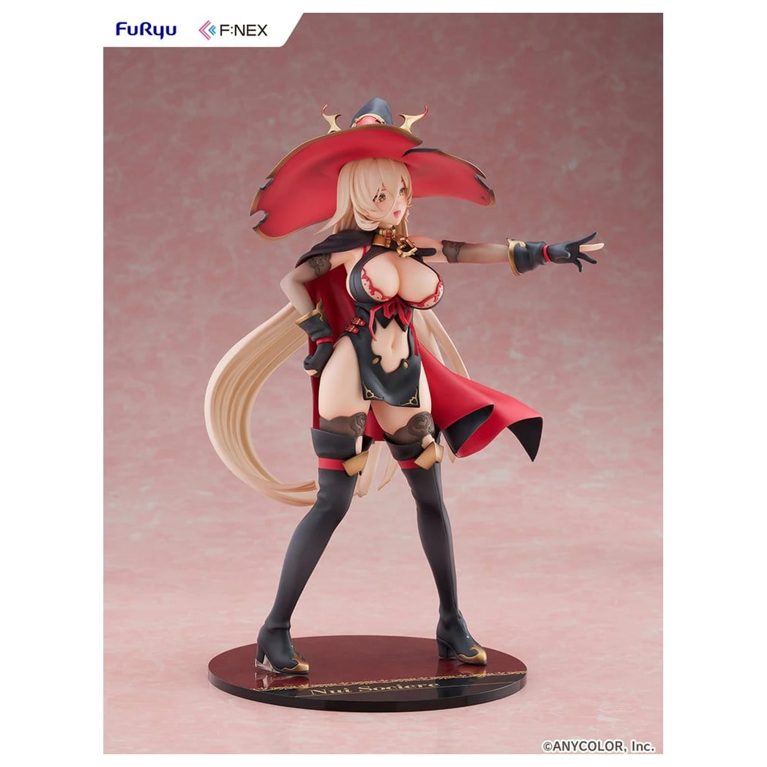Nijisanji F:Nex 1/7 Nuit Sociere PVC szobor figura 27 cm     termékfotó