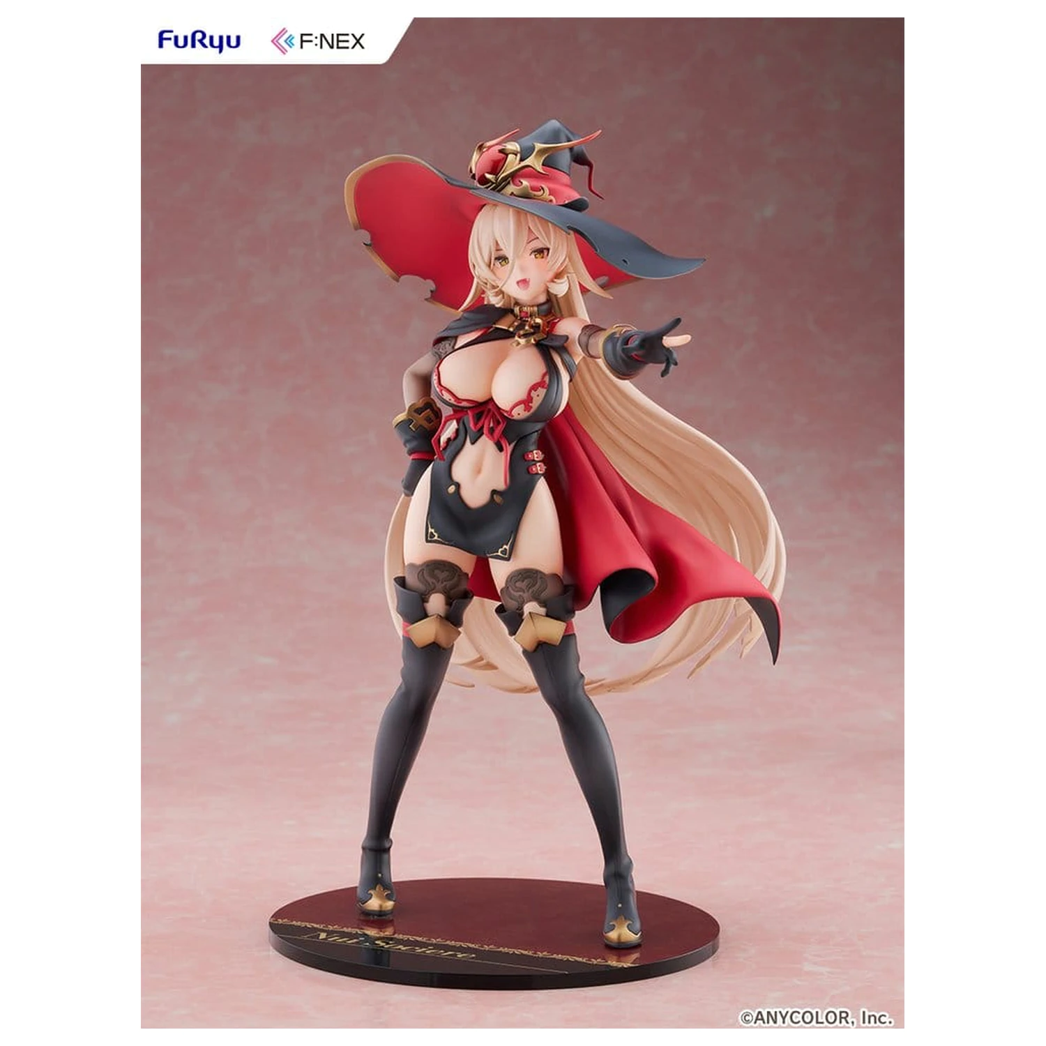 Nijisanji F:Nex 1/7 Nuit Sociere PVC szobor figura 27 cm     termékfotó