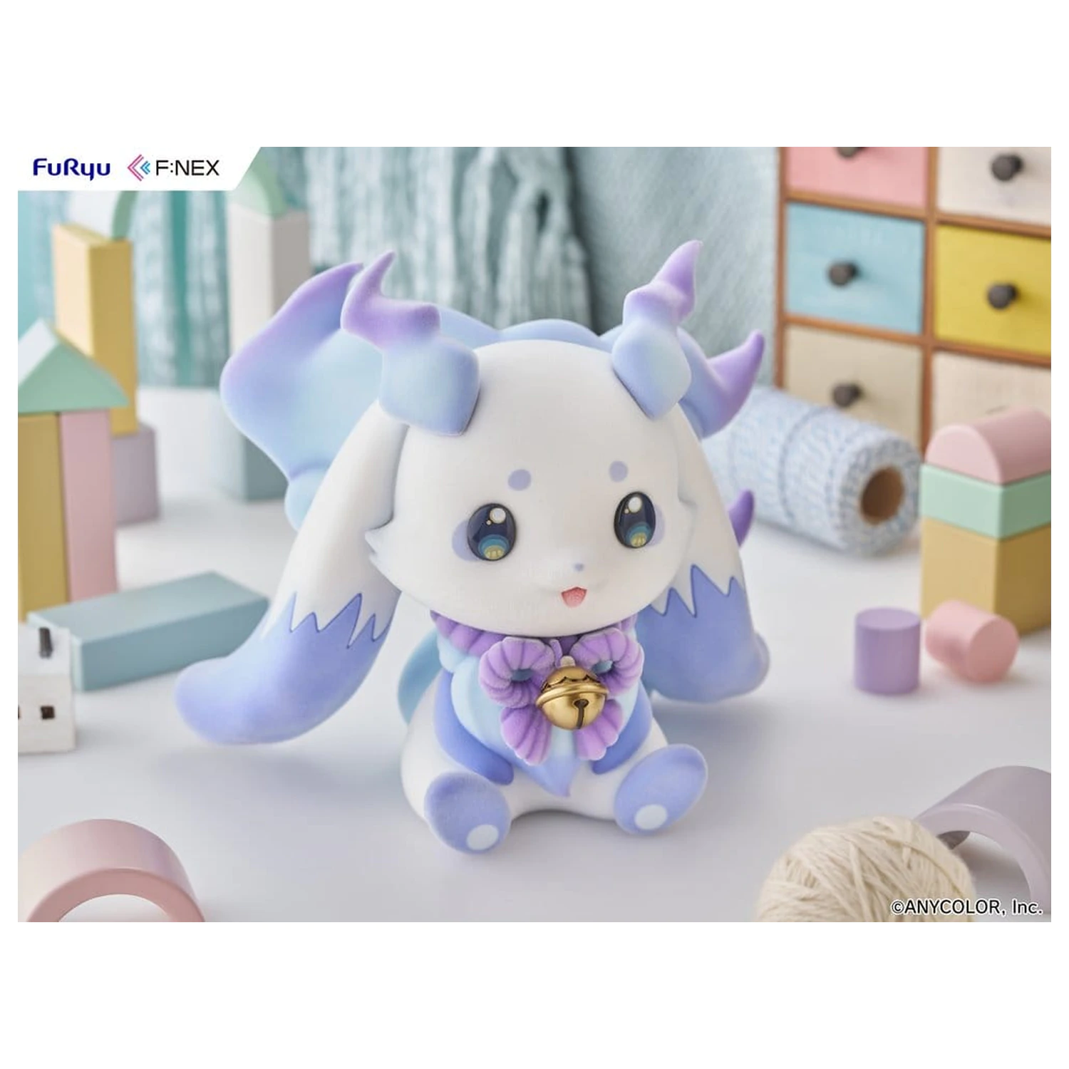 Nijisanji F:Nex Flocky Soft Vinyl figura 1/2 Lunlun 20 cm      termékfotó