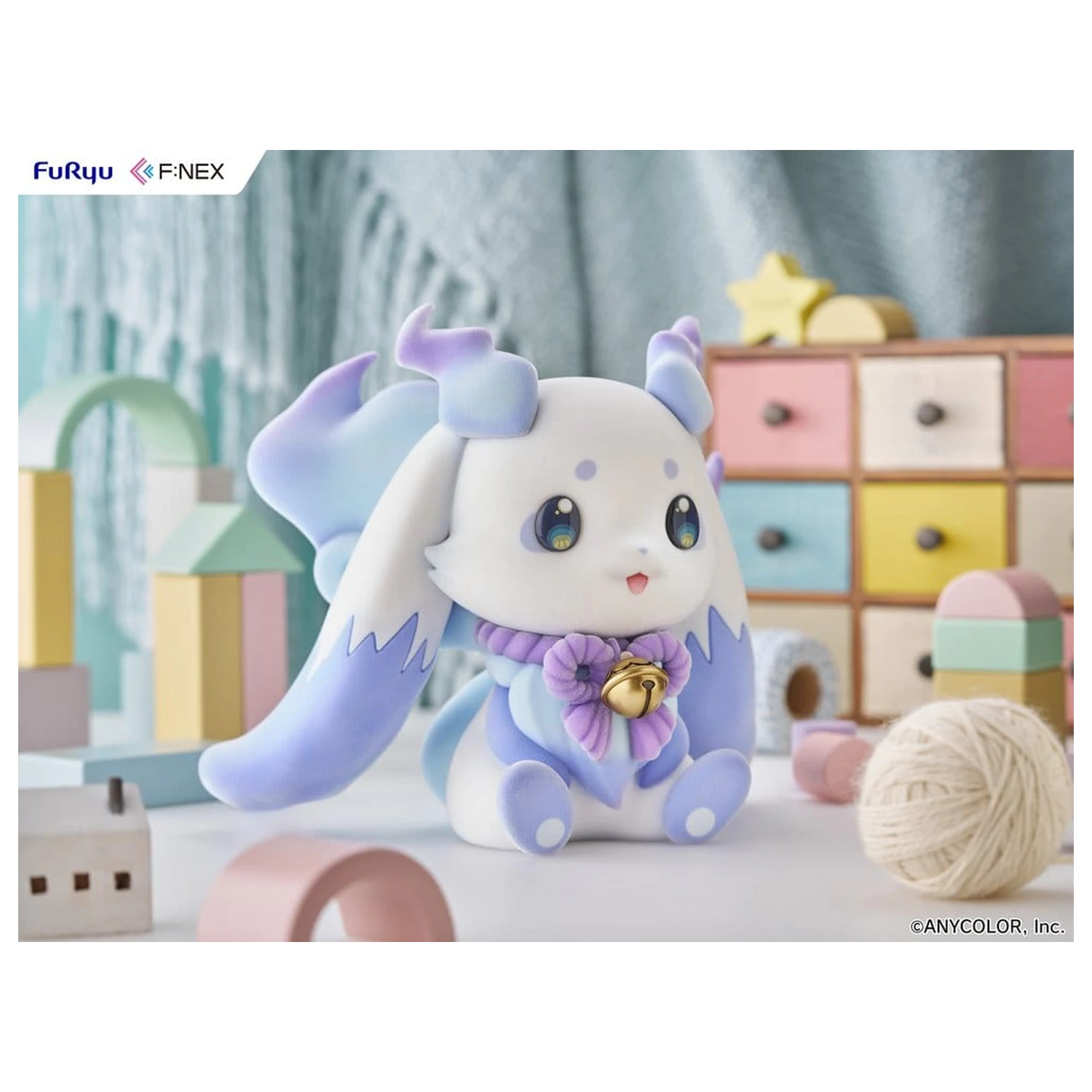 Nijisanji F:Nex Flocky Soft Vinyl figura 1/2 Lunlun 20 cm      termékfotó