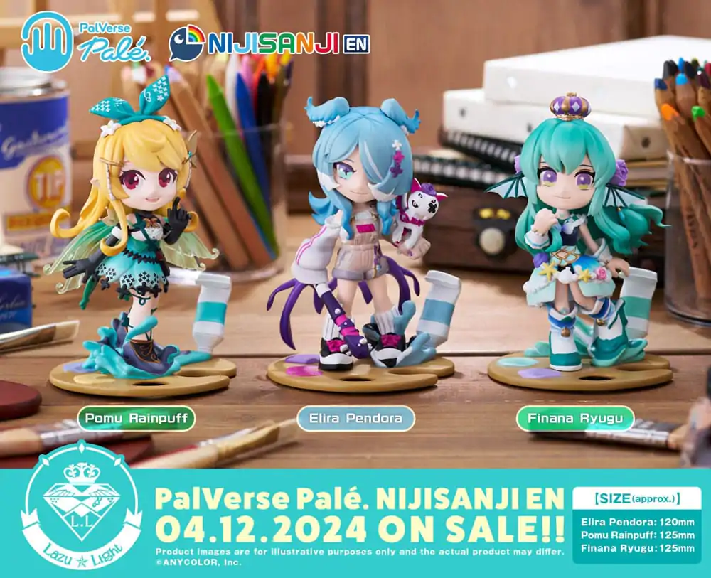 Nijisanji PalVerse Finana Ryugu PVC szobor figura 12 cm termékfotó