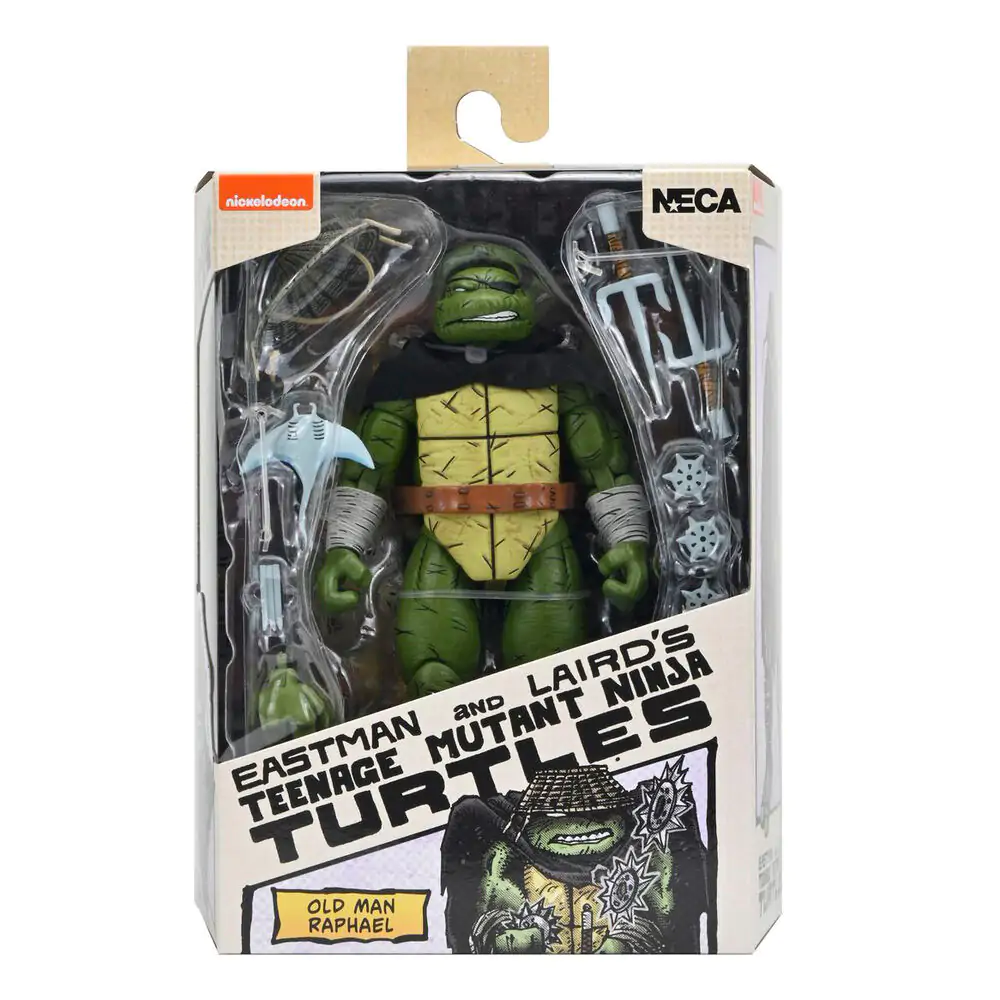 Ninja Turtle Teenage Mutant Raphael Old Man figura 18cm termékfotó