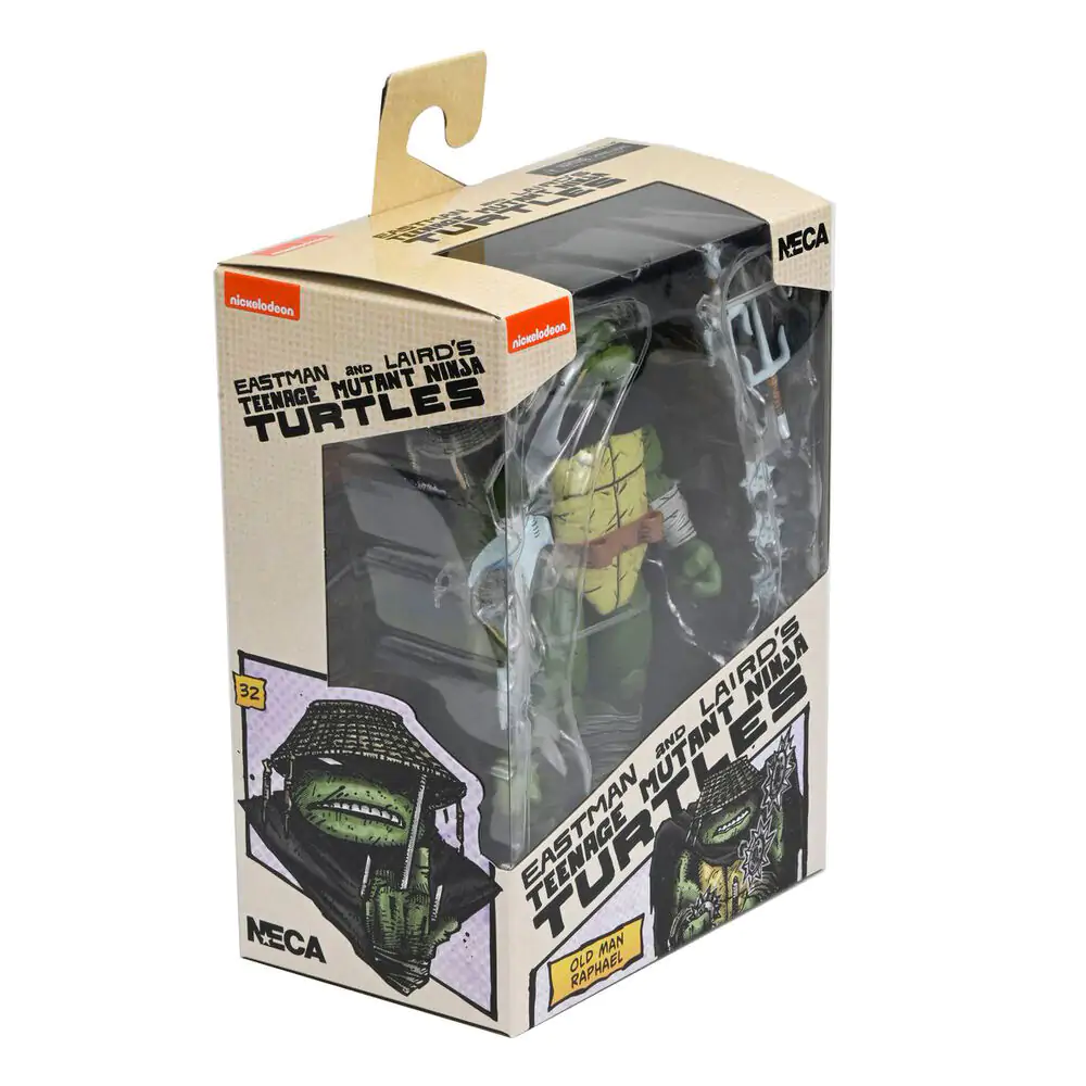 Ninja Turtle Teenage Mutant Raphael Old Man figura 18cm termékfotó