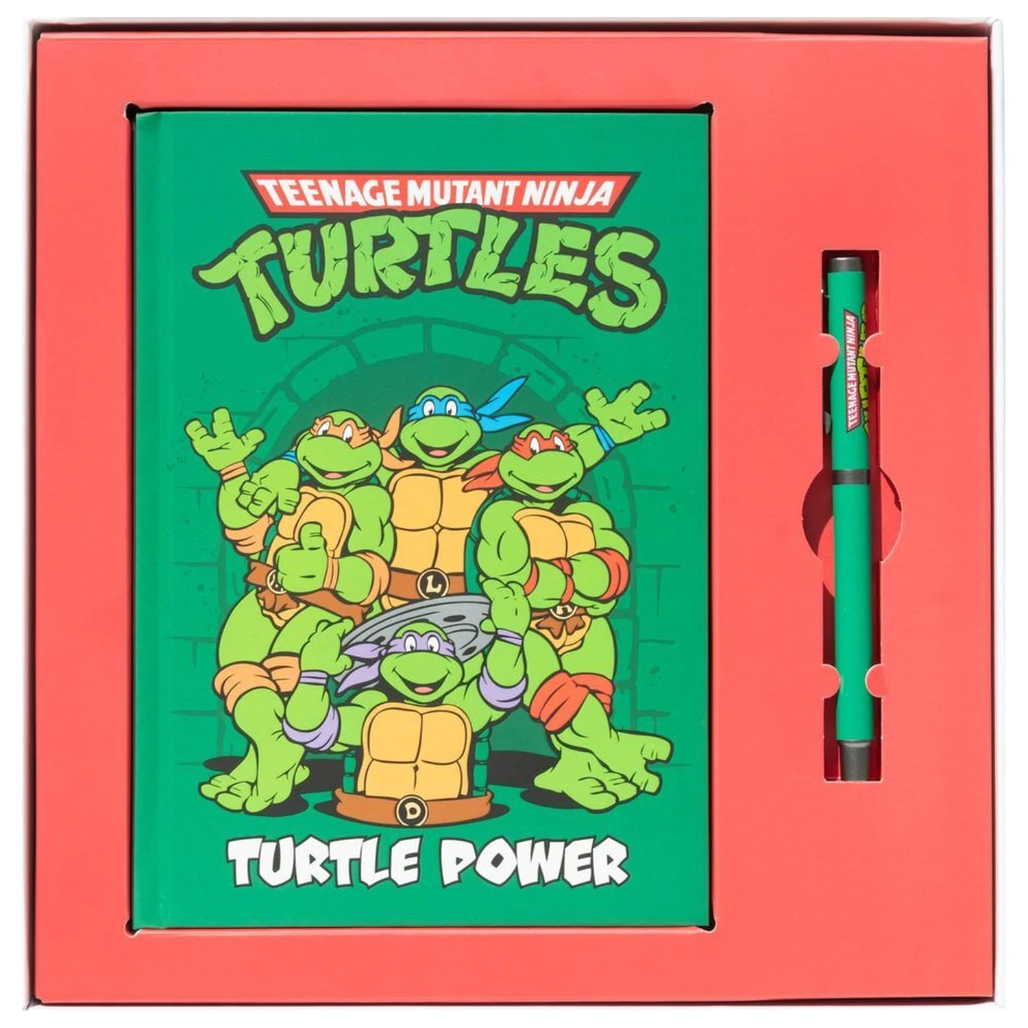 Ninja Turtles A5 jegyzetfüzet és toll termékfotó