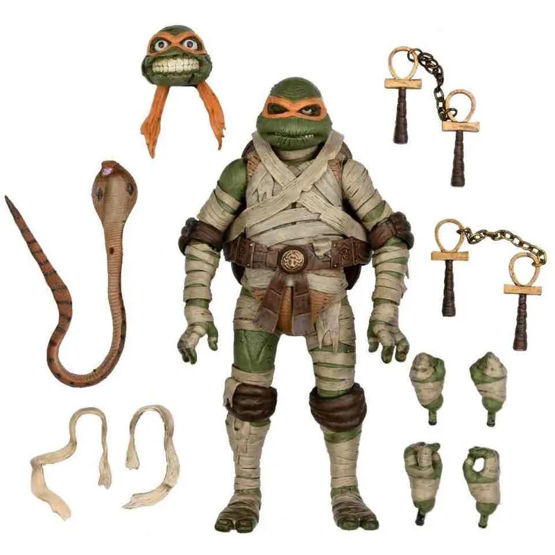 Ninja Turtles as the Mummy Michelangelo ultimate figura 18cm termékfotó