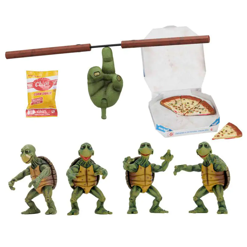 Ninja Turtles Baby Turtles 4 db-os figura csomag 10cm termékfotó