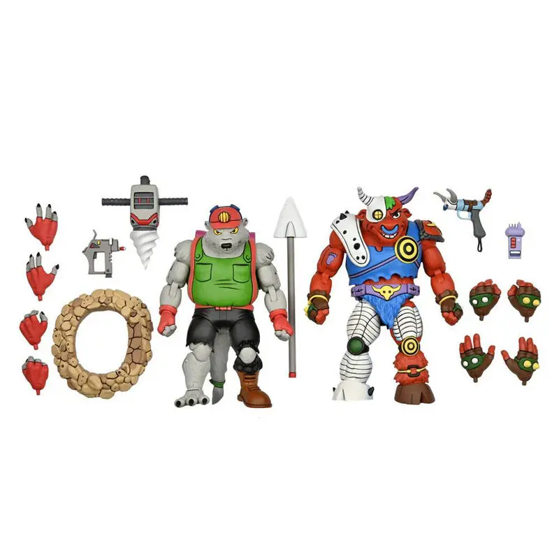 Ninja Turtles Dirtbag and Groundchuck Scale Action figura csomag 18cm termékfotó