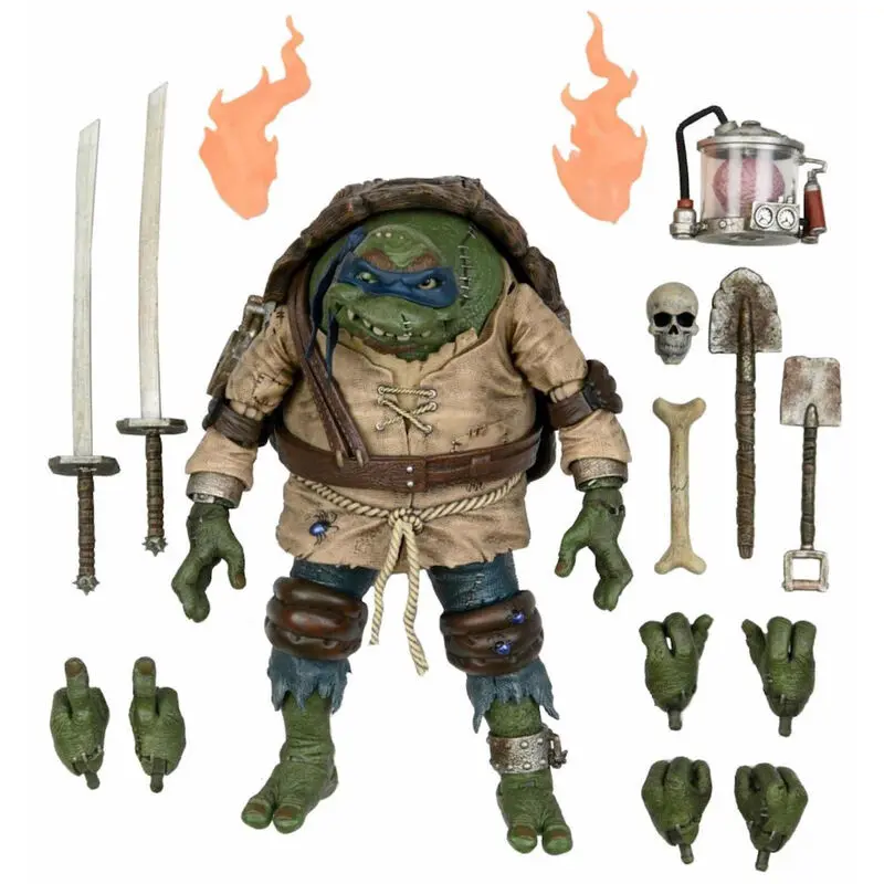 Ninja Turtles Leonardo As Hunchback Ultimate figura 18cm termékfotó